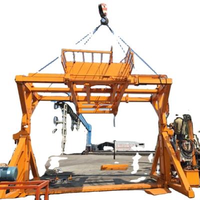 China Building Material Stores Two Way Two Way Flip 20ft Container Tilting Machine For Sale for sale