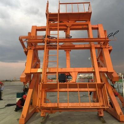 China Loading And Unloading 180 Degree Material Flip 20ft Single Lane Container Scale For Sale for sale