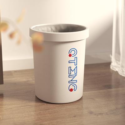 China 12L Stocked Customized Logo With Press Ring Waste Bag Design Hidden Large Diameter Trash Can For Hotel And Home for sale