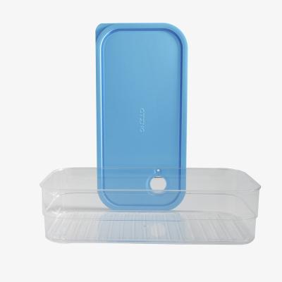 China High Quality Clear Plastic Freshness Preservation Egg Storage Case Holder Box Container For Fridge Freezer for sale