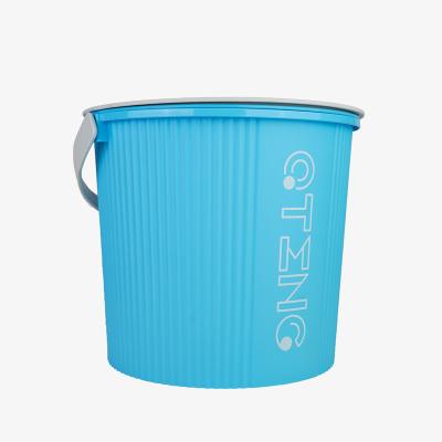 China Large Capacity Sustainable Home Use Cartoon Multicolor Children's Toy Organizer Storage Bucket With Basin for sale