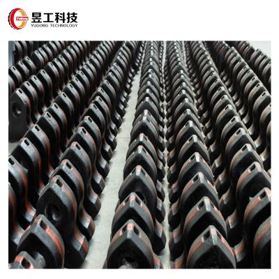 China Double hardness factory direct commercial hot sale and supplied to oversea brand double hardness alloy steel crusher hammer for metal crusher for sale