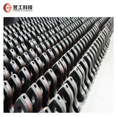 China Factory Direct Commercial Double Hardness Alloy Steel Grinder Wear-Resisting Hammer Double Hardness For Metal Grinder for sale