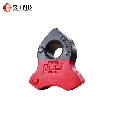 China Factory Direct Commercial Double Hardness Alloy Steel Grinder Wear-Resisting Hammer Double Hardness For Metal Grinder for sale