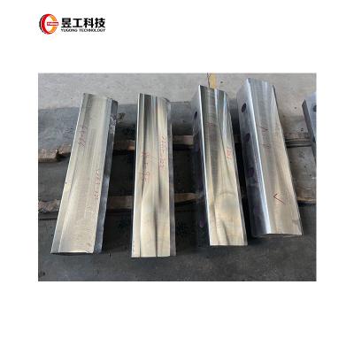 China Building material stores factory direct alloy steel anvil wear resistant metal recycling shredder parts for metal crusher for sale