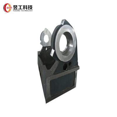 China Building Material Stores Factory Direct High Quality Wear Resistant Alloy Steel Bearing Housing For Metal Recycling Shredder Parts For Metal Crusher for sale