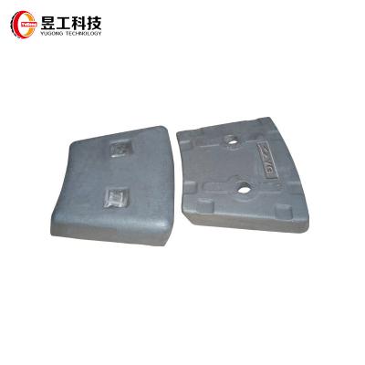 China Building Material Stores Direct High Quality Alloy Steel Ball Mill Lining Plate Ball Mill Lining Plate Ball Mill Parts Liner Wear Resistant Plate for sale