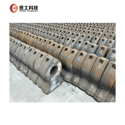 China High build material stores factory direct high quality chrome crusher hammer for crusher high wear resistant for sale