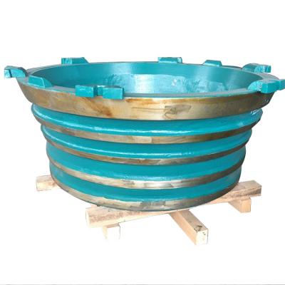 China Direct hot selling high quality wear-resistant concave coat of high building material stores factory manganese steel cup liner for cone crusher for sale