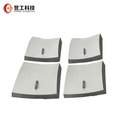 China Factory Direct High Building Material Stores Manganese Steel Wear Resistant Rotary Crusher Scratching Plate For Rotary Crusher for sale