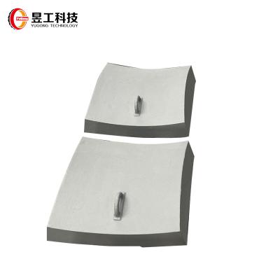 China Building Material Stores Factory Direct High Manganese Steel Wear Resistant Rotary Crusher Scratching Plate For Rotary Crusher for sale