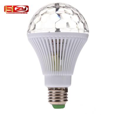 China Protable E27 B22 KTV stripe residential indoor disco party led bulb multivoltage brightbess projector table lamp for sale