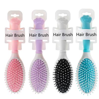 China Wholesale New Design Wet and Dry Style Yaeshii Duct Hair Message Cushion Blue Wave Brush for sale