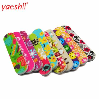 China Nail Art DIY YASHI Nail Buffer and Shine Files (600/3000) Amazing Nail Kit Accessory Shine Green Nail Files Travel for sale