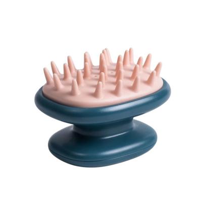 China Waterproof Anti-itching Hair Comb Silica Gel Hair Shampoo Dry And Wet Skin Massager for sale