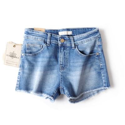 China Breathable Classic Women Fashion Jean Shorts Denim Ladies Short Jeans Pants With Pockets for sale