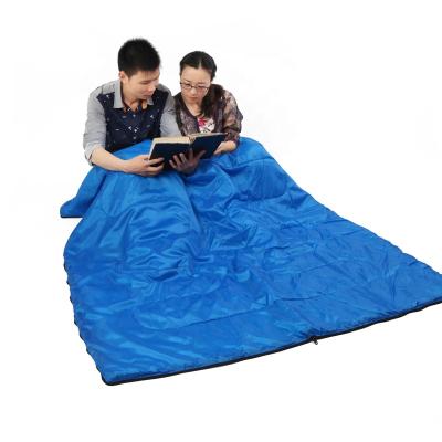 China Quilt Sleeping Bag + Cushion Size 220*70cm Cold Weather Outdoor Camping Sleeping Bag + Sleeping Bag for sale