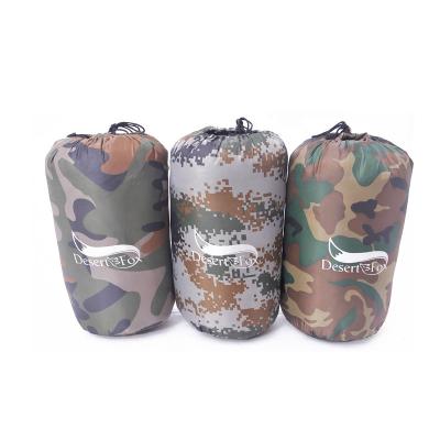 China Custom Outdoor Camping Comforter + Cushion Camouflage Winter Travel Sleeping Bag + Sleeping Bag for sale