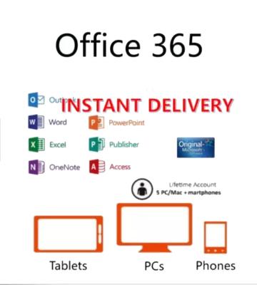 China Delivery Within 24 Hours Offlce 365 Pro 5PC 1TB Cloud Space Office Software Office 365 100%Online Activation Account+Password Office 365 A1P for sale