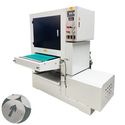 China JUHUA Effect Stainless Steel Metal Flat Sheet Polishing Machine Metal Deburring Machine Sheet Metal Drawing Deburring Polishing Machine for sale