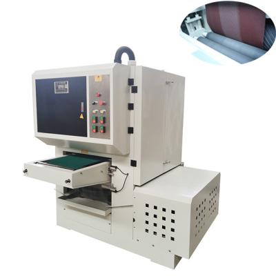 China High Quality Sading Effect Steel Sheet Metal Metal Flat Edge Deburring Rounding Machine With Rotary Brush for sale