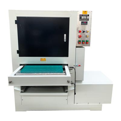 China JUHUA Effect Automatic Metallurgical Sheet Stainless Steel Finish Drawing Metal Plate Polishing Machine for Time Saving for sale