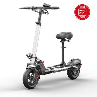 China EU Stock 500W Unisex Off-Road Foldable Adult Electric Scooter With Seat for sale