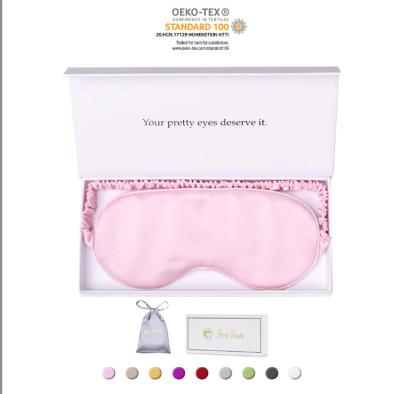 China Wholesale Custom 100% Silk Silk Eye Mask Anti-Wrinkle Eye Mask Sleep Cover Mulberry Eye Mask Travel Silk Eye Mask for sale