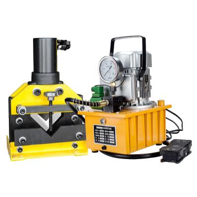 China Fashionable wholesale custom for fast cutting angle steel angle steel cutting machine with single circuit solenoid valve electric pump for sale