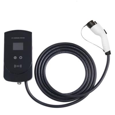 China New China-chic wall mounted charger mode 3 50A EV charging station electric car charger SAE j1772 type 1 for sale