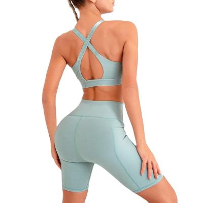 China Wholesale Breathable Athletic Apparel Ladies Gym Fitness Sports Workout Yoga Clothes Seamless Women Activewear Yoga Suit Active Wear Set for sale