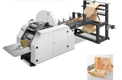 China V sharp bottom paper bag making machine HJ-650#70-300mm Automatic Paper Bag Making Machine V sharp bottom for sale