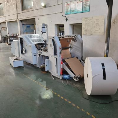 Cina 380V la carta Carry Bag Making Machine Fully automatico, 220V ha torto la maniglia di carta che fa la macchina in vendita