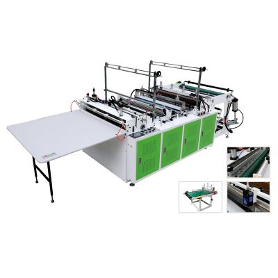 China Computer Controlled Servo Motor Hot Sealing Bag Making Machine#220-240V PE Bag Making Machine Hot Sealing Cold Cutting for sale