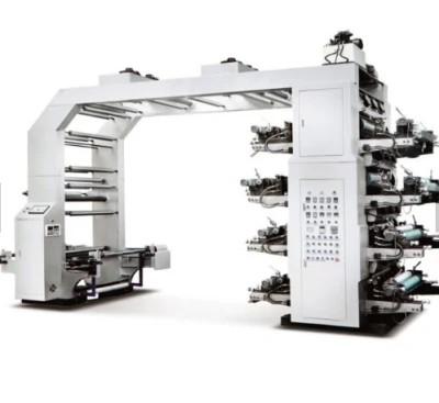 China 8 cor de papel 10-120m/Min da máquina de impressão 4 de Flexo das cores à venda