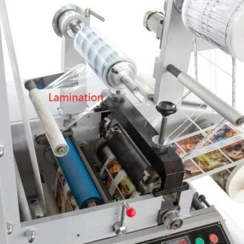 China impresora de la etiqueta de 220V Flexo 380V con el barniz ULTRAVIOLETA y la impulsión serva en venta