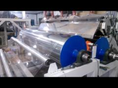 LLDPE Stretching Cling Film Extruder Film Making Machine with ce certificate