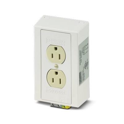 China 5600461 Phoenix Rail Montierte Dual Power Outlet EM-DUO 120/15 Steckdose PLC Produkt zu verkaufen