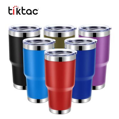 China Sustainable Food Grade 18/8 Stainless Steel Insulated Coffee Tumbler Cups for sale