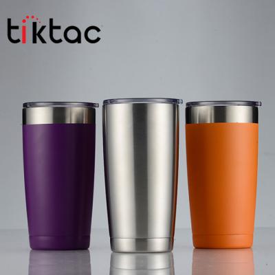 China Hot Sale 20oz Double Wall Stainless Steel Viable Sublimation Insulated Vacuum Tumbler With Custom Logo for sale