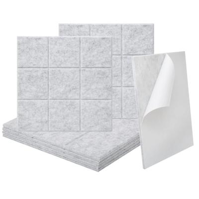 China Highly Effective Sound Absorption Fireproof Decoration Low Price China Felt Pin Board Customize Acoustic Wall Panel Polyester Machine for sale