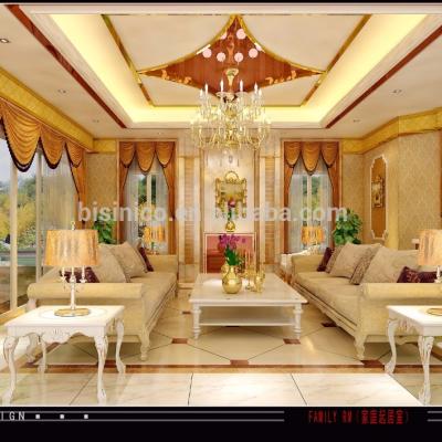 China Luxury Interior 3D Design and Classic High Definition Rendering for European Villa for sale