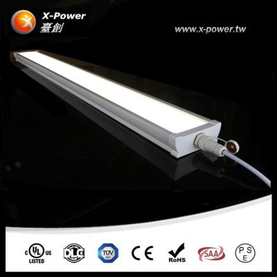 China 110LM/W LED Vapor Tight Linear Fixtures , 4FT 4400LM Vapor Sealed Lighting Fixtures for sale