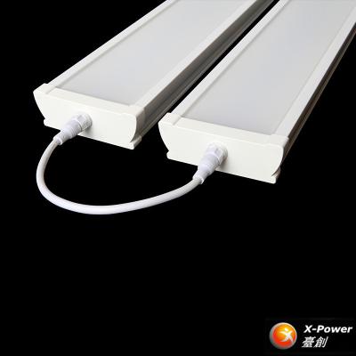 China High Power 40W Flat LED Tube Light Batten , 120cm LED Ceiling Slim Batten Light for sale