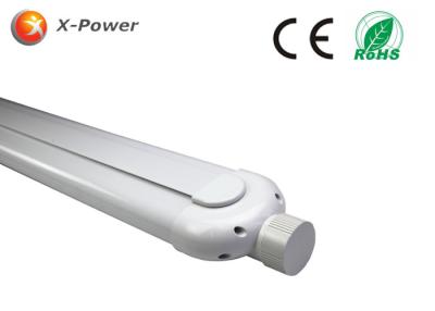 China Easy Install 48 Inch LED Batten Lamp , Weatherproof Batten Lights For Workshop for sale