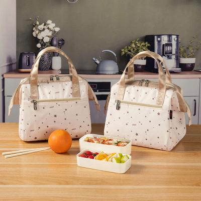 China Waterproof Insulated Thermal Insulated Lunch Bag Tote Bags Cooler Picnic Food Lunch Bag Custom Printing Bag for sale