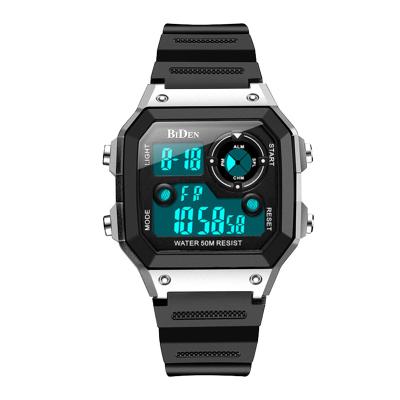 China Waterproof LED Display Square LED Light Electronic Digital Watch for sale