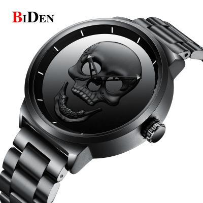 China Biden Watch Water Resistant Large Solid Japanese Movement Men's Skeleton Face Steel Band Luxury Wrist Custom Logo for sale