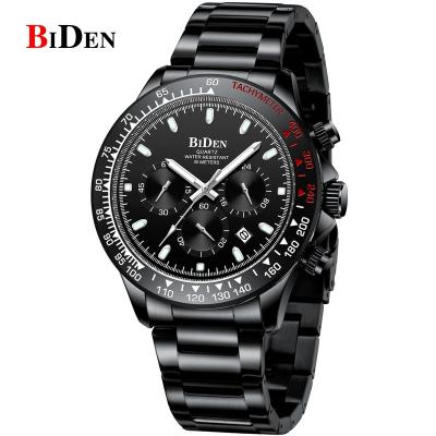 China Chronograph Stainless Steel Wristwatch For Men New Arrive Amazon Hot Selling Watches China Factory Custom Logo Wristwatch for sale