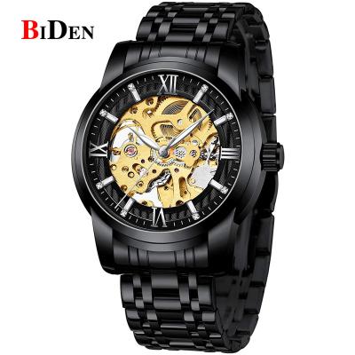 China Water Resistant Reloj Biden Your Own Skeleton Automatic Stainless Steel Water Resistant Brand Mens Wristwatch Mechanical Watch for sale